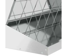 Šieno šėriklas Sidabro 71 x 33 x 70 cm Cinkuota plienas