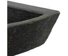 Kriauklė Pilka (38-45) x (38-45) x 12 cm Upės Akmuo