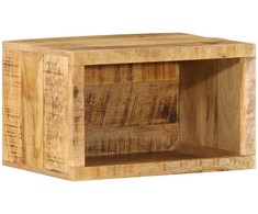 Šalia lovos spintelė Ruda 40 x 30 x 25 cm Kietas mango medis