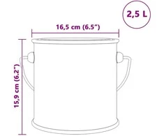 Sienų dažai Žalia 2,5 L Sienos spausdinimas
