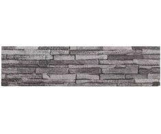 Sienų plokštės 10 pcs Antracitas 100 x 25 cm EPS putos