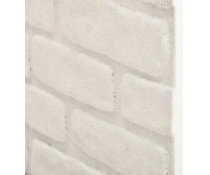 Sienų plokštės 10 pcs Balta 100 x 50 cm EPS putos