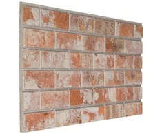 Sienų plokštės 10 pcs Oranžinė 100 x 50 cm EPS putos