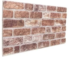 Sienų plokštės 10 pcs Ruda 100 x 50 cm EPS putos