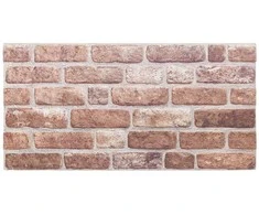 Sienų plokštės 10 pcs Ruda 100 x 50 cm EPS putos