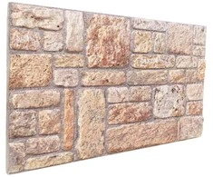 Sienų plokštės 10 pcs Šviesiai ruda ir balta 100 x 50 cm
