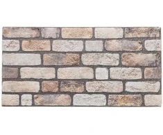 Sienų plokštės 10 pcs Šviesiai rudas 100 x 50 cm EPS putos
