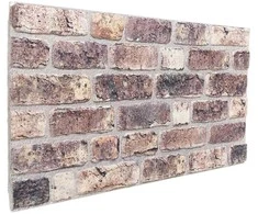 Sienų plokštės 10 pcs Tamsiai rudas 100 x 50 cm EPS putos