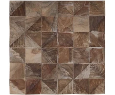 Sieninė panelė 11 vnt. Balinto medžio apdaila 30 x 30 x 2 cm