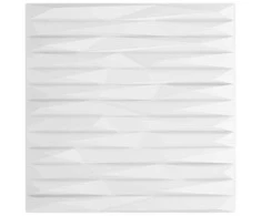 Sienų plokštės 12 vnt. 50 x 50 cm Baltas akmuo XPS Putplastis