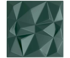Sienų plokštės 12 vnt. 50 x 50 cm Diamond Žalias XPS Putplastis