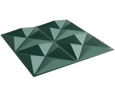 Sienų plokštės 12 pcs Origami Žalias 50 x 50 cm XPS Putplastis
