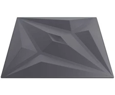 Sienų plokštės 12 vnt. 50 x 50 cm Star Pilkas XPS Putplastis