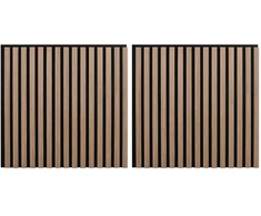 Sienų plokštės 2 pcs Ruda 60,5 x 60 cm