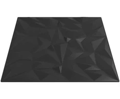 Sienų plokštės 24 vnt. 50 x 50 cm Juoda XPS Putplastis