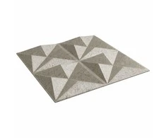 Sienų plokštės 24 pcs Origami Beton 50 x 50 cm XPS Putplastis