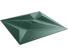 Sienų plokštės 24 pcs Star Žalias 50 x 50 cm XPS Putplastis