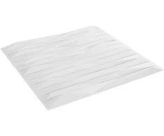 Sienų plokštės 48 pcs Baltas akmuo 50 x 50 cm XPS Putplastis