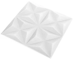Sienų plokštės 48 pcs Origami Baltas 50 x 50 cm XPS Putplastis