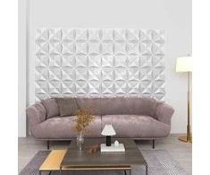 Sienų plokštės 48 pcs Origami Baltas 50 x 50 cm XPS Putplastis