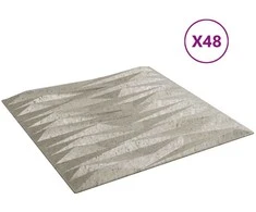 Sienų plokštės 48 pcs Stone Beton 50 x 50 cm XPS Putplastis