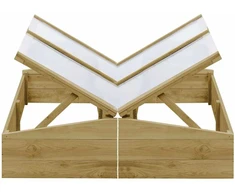 Šiltnamiai, 2vnt., 100x50x35cm, impregnuota pušies mediena