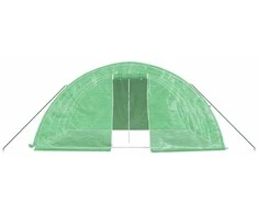 Šiltnamis su plieno rėmu, žalios spalvos, 5x4x2,3m, 20m²