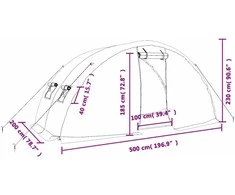 Šiltnamis su plieno rėmu, žalios spalvos, 5x2x2,3m, 10m²