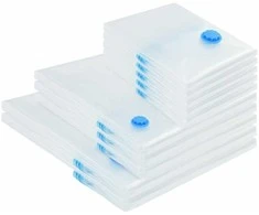 Saugojimo maišeliai 10 pcs Skaidrūs ir mėlyni 130 x 100 cm