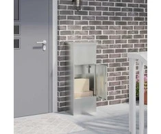 Siuntų dėžutė Juoda 44,5 x 29 x 110,5 cm Cinkuota plienas