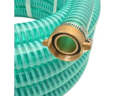 Siurbimo žarna su žalvarinėmis jungtimis, 3 m 25 mm, žalia