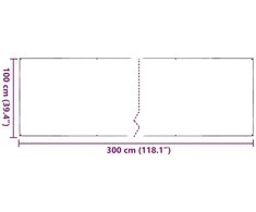 Skaidrus brezentas su ąselėmis 1x3 m PVC