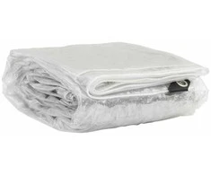 Skaidrus brezentas su kilpomis 2x5 m PVC
