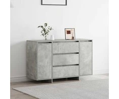 Kabalas Betono pilka 120 x 41 x 75 cm Apdirbta mediena
