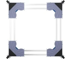 Skalbimo mašinos pagrindas Pilka 67 x 67 x 12 cm