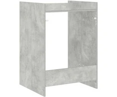 Skalbimo mašinos spintelė Betoninė 67,5 x 62 x 97 cm
