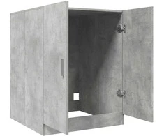 Skalbimo mašinos spintelė, betono pilka, 70,5x71,5x91,5cm