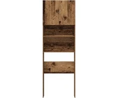 Skalbimo mašinos spintelė Old Wood 64x24x190 cm Engineered Wood