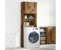 Skalbimo mašinos spintelė Old Wood 64x24x190 cm Engineered Wood