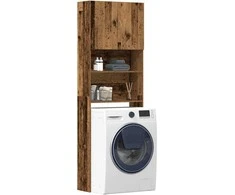 Skalbimo mašinos spintelė Old Wood 64x24x190 cm Engineered Wood