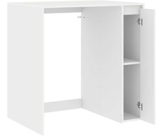 Skalbimo mašinos spintelė su saugykla Balta 87 x 60 x 89 cm