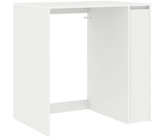 Skalbimo mašinos spintelė su saugykla Balta 87 x 60 x 89 cm