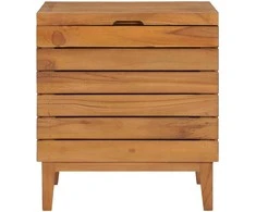 Skalbinių krepšys, 40x30x45cm, tikmedžio medienos masyvas