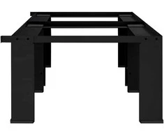 Skalbyklės pjedestalas 2 vnt. Juodas 127 x 54,5 x 32,5 cm