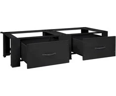 Skalbyklės pjedestalas 2 pcs Juodas 127 x 54,5 x 32,5 cm