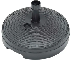 Skėčio pagrindas, antracito, 20l, ratano imitacijos plastikas