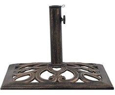 Skėčio pagrindas, bronzinės spalvos, ketus, 12kg, 49cm