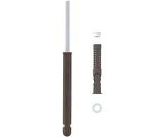 Svorio lentynų laikikliai 12 pcs Smėlio Ø12 x 190 mm Plienas