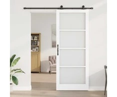 Slankios durys ORKDAL Balta ir juoda 93 x 232 cm