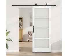 Slankios durys ORKDAL Balta ir juoda 83 x 211 cm